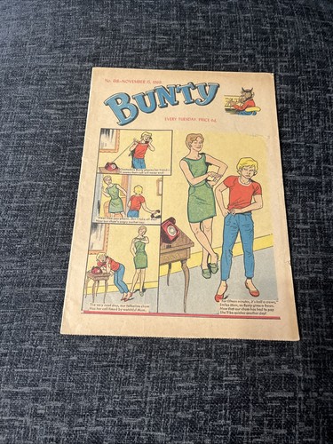 Bunty comic november 1969 - comic,