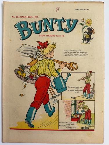 Bunty comic mar 28 1959 - bunty,