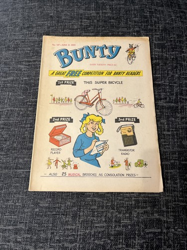 Bunty comic june 1969 - comic,