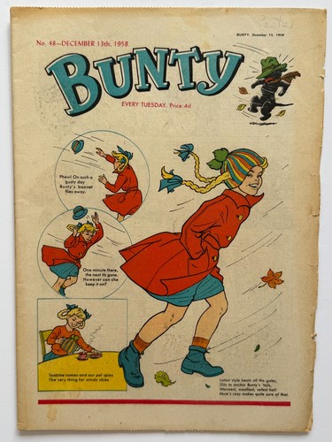 Bunty comic dec 13 1958 - bunty,