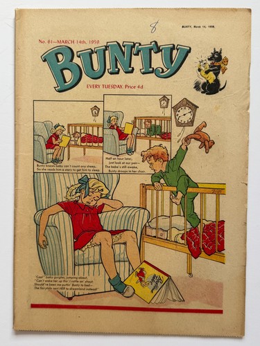 Bunty comic mar 7 1959 - comic,