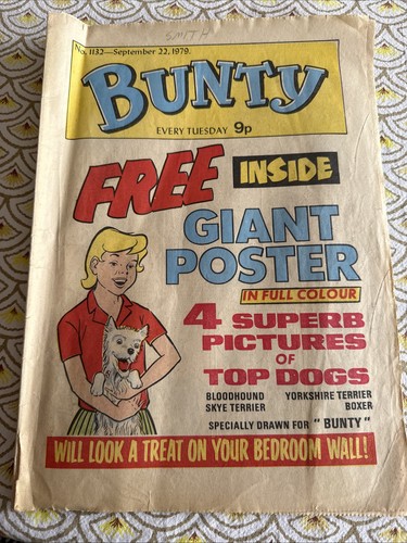 Vintage bunty comic september - bunty,