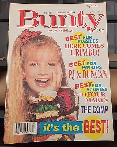 Vintage 90s bunty comic issue - 90s,