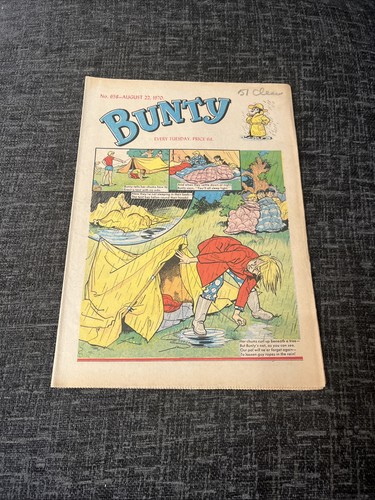 Bunty comic august 1970 - bunty,