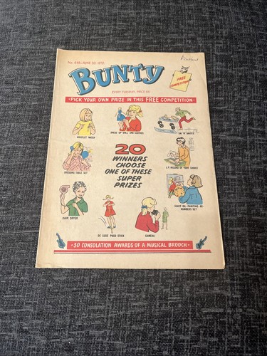 Bunty comic june 1970 - bunty,