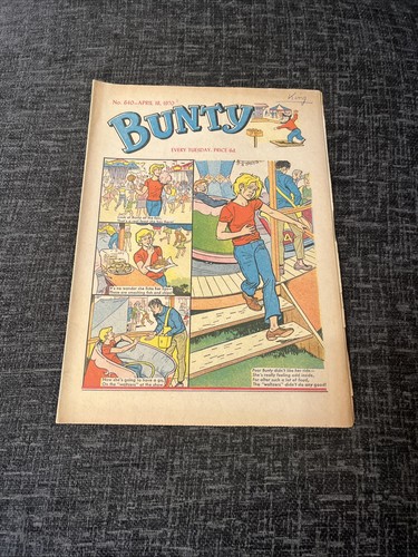 Bunty comic april 1970 - -,