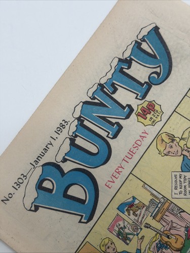 Bunty comic new year issue - -,