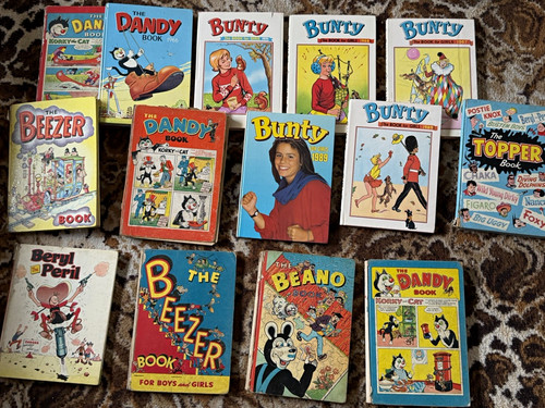 Vintage comic annuals - vintage,